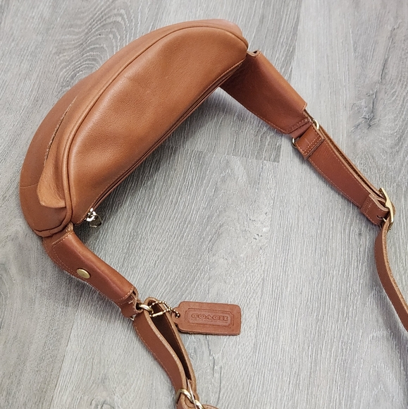 NWT VINTAGE COACH UNISEX WAIST POUCH BRITISH TAN BELT CANTEEN BAG #506 - Picture 7 of 7